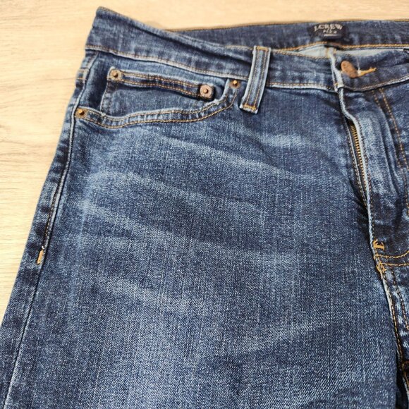 J.Crew Flex Denim Jeans Raw Hem Mens Size W31 L30 (Actual W31x L26) - Picture 6 of 16